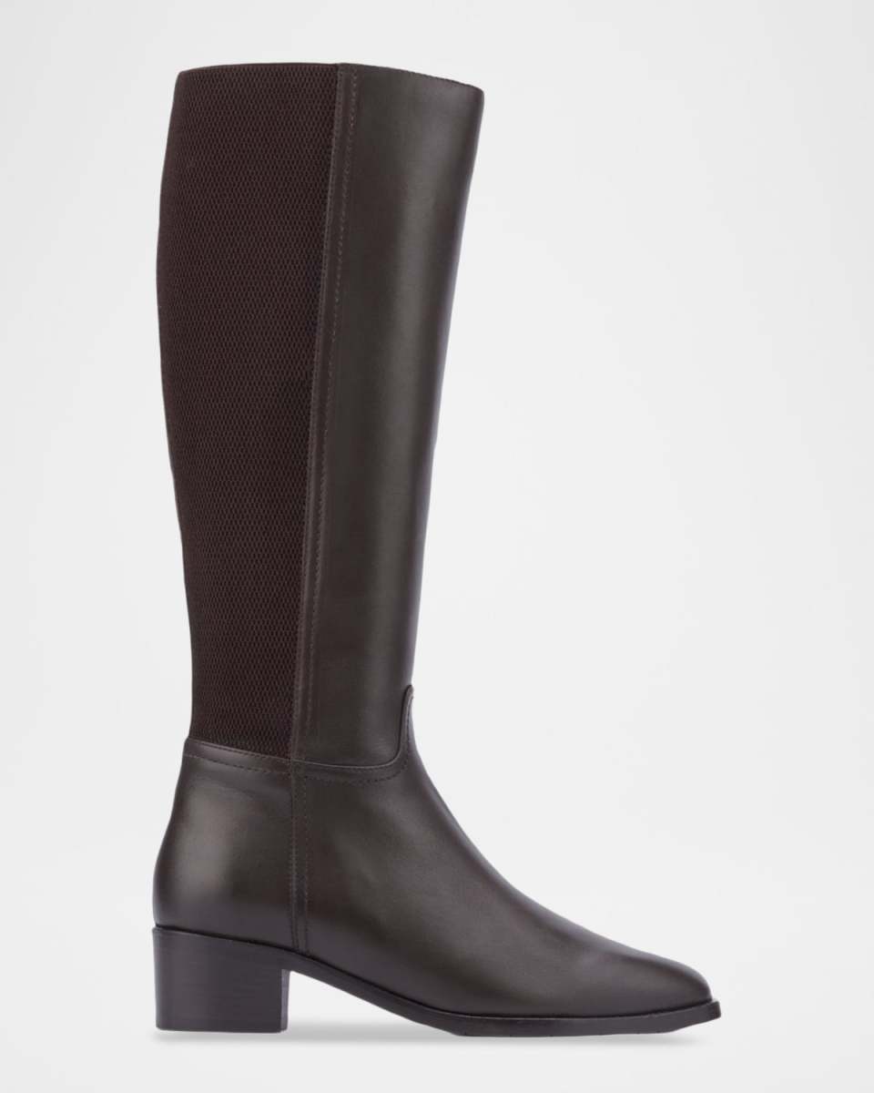 Ricarda Leather Knee-High Boots